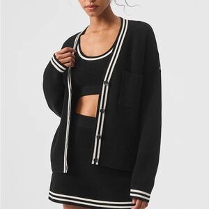 Alo Tennis Club Sweater Knit Cardigan